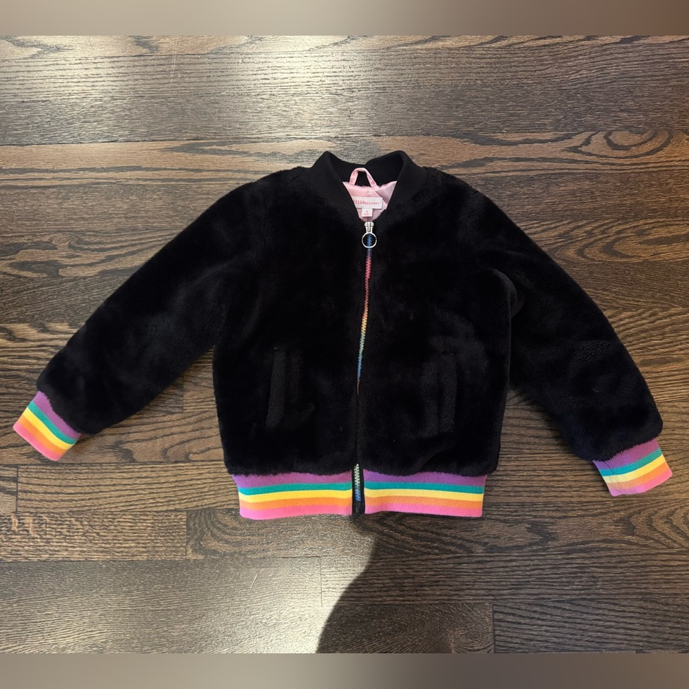 Design History Faux Fur Bomber Jacket